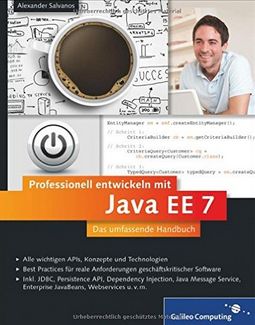 Alexander Salvanos - Professionell entwickeln mit Java EE 7: Das umfassende Handbuch (Affiliate)